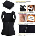 thumbnail image 2 of COMFREE Women Waist Trainer Cincher Corset Weight Loss Neoprene Sweat Sauna Suit Tank Top Body Shaper Vest Workout Compression Sport Girdle, 2 of 7