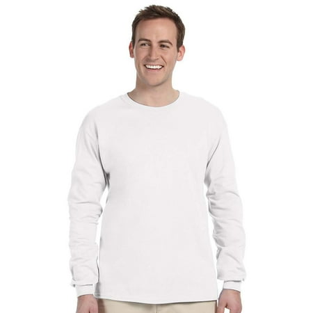 Beige Heather - Fruit of the Loom Pack2 Men's Ribbed Cuffs Jersey T-Shirt, Style 4930-Pack2