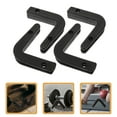 thumbnail image 1 of HONMEET 4Pcs Barbell Holder Black Wall Mounted Rack Compact Stable for Home Fitness, 1 of 8