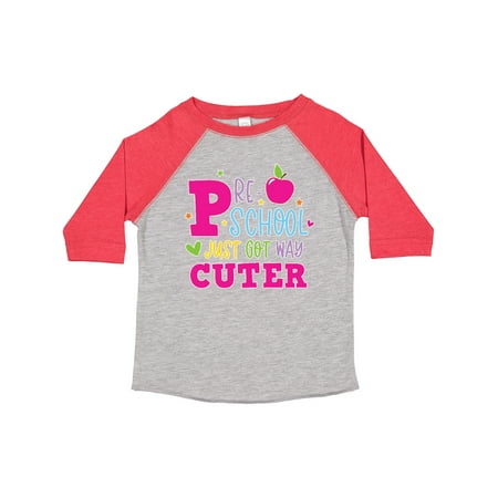 

Inktastic Preschool Just Got Cuter Gift Toddler Toddler Girl T-Shirt