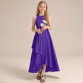 thumbnail image 2 of TAIAOJING Girls Formal Dresses Party Gown For Recital Performance Pageant Elegant Sleeveless Summer Dress For Kids Toddler To Teen Comfort 5-6Y, 2 of 4