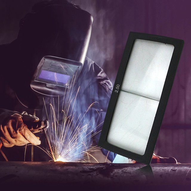 0.75-3.0 Lupa de dioptrías Lupa de soldadura de PC para soldador (2.5) Ndcxsfigh Para estrenar