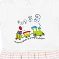 thumbnail image 4 of Inktastic Third Birthday Party Train Girls Toddler Dress, 4 of 5