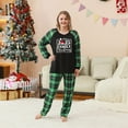 thumbnail image 3 of Family Christmas Plaid Pajamas Black And Green, 2025 Family Christmas Pajamas With Plus Size, NB - Men 6XL, 3 of 7