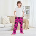 thumbnail image 6 of Purple Leopard Pattern Pajama Pants Soft Lightweight Lounge Pants Bottoms Sleep Pants Warm Comfy, 6 of 9
