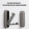 thumbnail image 7 of Foldable Wall Hooks Wall Mount, Heavy Duty Folding Coat Hooks with Screws, Foldable Plant Hanger for Bathroom, Kitchen, Entryway, Holds Coats, Towels, Backpacks, Hats, Keys (1Pcs, Grey), 7 of 7