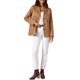 thumbnail image 2 of Chaqueta Blazer de Ante Sintético para Mujer, Vintage, Casual, con Botones, de Manga Larga y con Bolsillos, M Marrón, 2 of 6