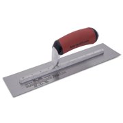 MARSHALLTOWN MXS1D 11 x 4 1/2 inch High Carbon Steel Finishing Trowel, Curved DuraSoft Handle, for Masonry, Concrete, Brick Laying