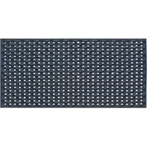 A1HC Basket Weave Design 32”x48” Extra Large Outdoor Floor Mat, Natural Rubber, Ideal for Outside entryway, Scrapes Shoes Clean of Dirt & Grime, Heavy Duty, Rug Mats for Entry, Patio, Busy Areas