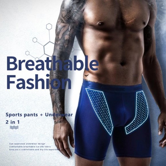 Men‘s Sport Shorts HeatGear Armour Compression Ice Silk Mesh Shorts