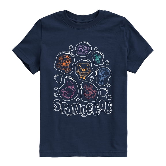 SpongeBob SquarePants - Bubbles - Youth Boys Short Sleeve Graphic T-Shirt