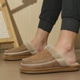 thumbnail image 6 of CHICVOMEY Warm Comfort Slippers for Women Memory Foam House Slippers with Non-Slip Sole - Plush Faux Fur Fuzzy Indoor Outdoor Slides, 6 of 6