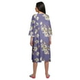 thumbnail image 4 of Moomaya Printed WoMen's Round Neck Nursing Sleepwear Cotton Nightdress, 4 of 6