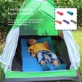 thumbnail image 3 of Greeniant Almohadilla para acampar, cama de viaje, estera de playa, mano de obra fina, accesorios para exteriores, diseño grueso, colchón de campamento, carpas Rojo 186*57 Greeniant  OD031976-01, 3 of 6