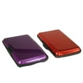 thumbnail image 4 of Grofry Waterproof Aluminium RFID Blocking Business ID Credit Card Holder Case Pocket Brown, 4 of 7