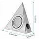 thumbnail image 5 of Aplique de pared LED Lámpara de gabinete en forma triangular Luz LED para armario con cajones 220V 1.5W, luz cálida Scienceny HA003491-02B, 5 of 7