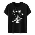 thumbnail image 4 of DailyTrove Women's Wild & Free Graphic Short Sleeve Tee - Casual Loose Top, Spirited for Adventures & Gatherings, 4 of 4