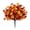 Orange, variant on Artificial Fall Flowers Stake,UV Resistant Outdoor Autumn Orange Mums,Realistic Artificial Flowers with Ground Spikes for Fence Balcony Yard Cemetery Halloween Garden Decor