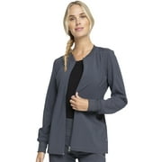 Infinity Cherokee Zip Front Womens Scrub Jacket 4-way Stretch with Lightweight, Superior Performance and Comfort - CK370A