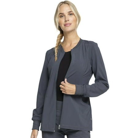 

Cherokee Infinity Women s Warm Up Scrubs Jacket Zip Front CK370A