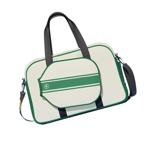 Lerpwige Large Sports Gym Bag Pickleballs Toted Bag Duffle Bag with Shoe Compartments