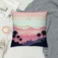 thumbnail image 2 of GOSMITH Summer Pillow Covers Farmhouse Outdoor Coconut Palm Tree with Sunset Throw Pillow Case Cover Beach Decor Rectangle Lumbar Cushion for Sofa Living Room Bedding, 2 of 5