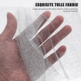 thumbnail image 4 of 1 rollo de decoraciones de tela de tul Craft Diy Tul Netting Fabric Mesh Gasú, 4 of 6