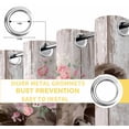 thumbnail image 4 of Brown Cow Blackout Curtains for Bedroom/Living Room, Vintage Animals Spring Floral Wooden Thermal Insulated Kitchen Drapes with Grommets, Light Blocking Window Treatment, 2 Panels 42" x 45", 4 of 7