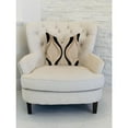 thumbnail image 2 of Plutus Misty Belvedere Luxury Throw Pillow in Brown and Black Tones - Double sided 18" x 18", 2 of 3