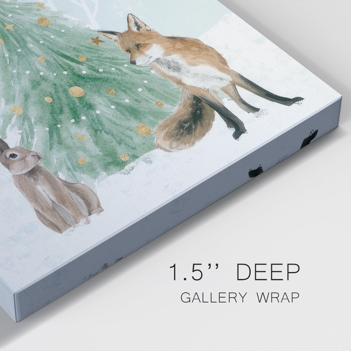 Christmas in the Forest I- Gallery Wrapped Canvas