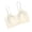 White-bras, variant on Thin Cups Bras for Women, Breathable Spaghetti Straps Push up Supportive Cami Bralette, Comfy Summer Spring Daily Lingerie XL
