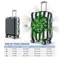 thumbnail image 6 of Easygdp Palm Greenery Double-Sided Printed Elastic Suitcase Protective Cover,Invisible Zipper, Business Trip Luggage Cases,Washable And Resistant To Falling -Large, 6 of 9