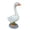 White, variant on All White Porch Goose Statue, Realistic Hollow Plastic Farmhouse Goose Decor, Sand Fillable Stable Base, Plain Full Body Goose Ornament for Front Porch Yard Patio Outdoor Festival Decoration