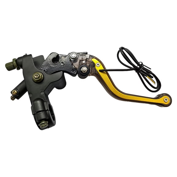 KALLORY 1 Pair Motorcycle Brake Clutch Pump Lever: Hydraulic Master Cylinder Reservoir Lever - Universal Refit Parts for 7/8" 22mm Handlebars