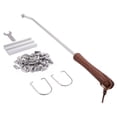 thumbnail image 2 of BBQ Barbecue Branding Iron Tool Meat Steak Burger 55 x Letters and 8 spaces, 2 of 4