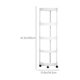 thumbnail image 3 of Carrito Esquinero Con Ruedas, Organizador De 5 Niveles, Diseo Moderno Para Cocina O Sala De Estar, Ideal Para Espacios Pequeos, Almacenamiento Para Artculos De Aseo Y Snacks, Carrito, UKHBMC, 3 of 7