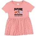 thumbnail image 3 of Inktastic Future Rock Collector Girls Baby Dress, 3 of 5