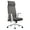 Grey, variant on LeisureMod Aleen Modern High-Back Office Chair in Upholstered Leather and Iron Frame with Swivel and Tilt (Acorn Brown)