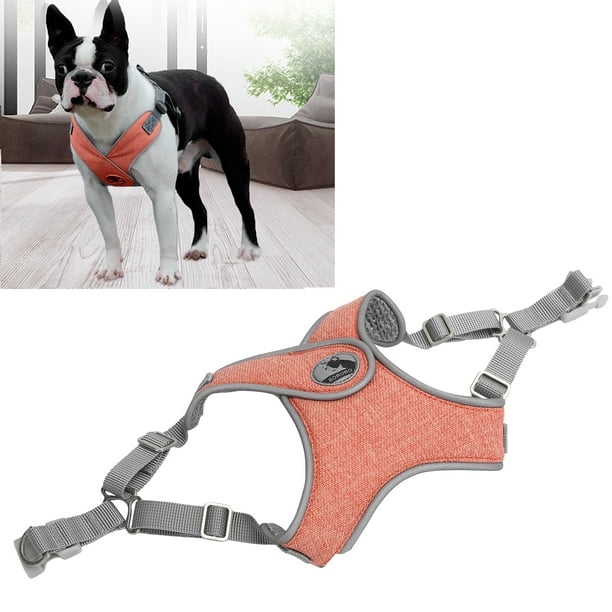 Hilitand Adjustable Dog Harness Reflective Puppy Pet Soft Mesh Vest Chest Belt Size S M L Orange