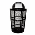 thumbnail image 4 of Global Industrial Outdoor Metal Trash Container, 48 Gallon, Blue, 4 of 5