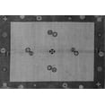 thumbnail image 1 of Ahgly Company Indoor Rectangle Abstract Gray Modern Area Rugs, 4' x 6', 1 of 4