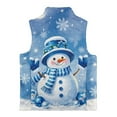thumbnail image 5 of Pzuqiu Christmas Snowman Girls Sleeveless Vests 4T Polyester Comfortable Zipper Winter Sleeveless Jacket with Pockets Warm Fall Outfits Fashion Clothing for Everyday Wear, 5 of 7