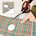 thumbnail image 6 of Yayeee Faucet Mat for Kitchen Sink 14.7" Diatomite Long Splash Guard Pad, Red Green Tartan Pattern, 6 of 7