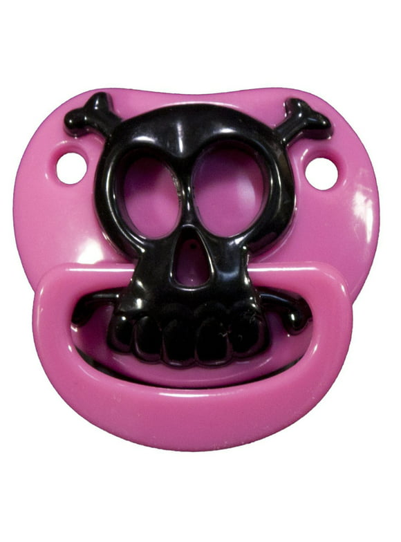 Billy-Bob Nuk-Style Sweetie Babies Soother Love Teether- Skull Pacifier Multi-Colored