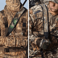 thumbnail image 4 of CXYANG Nylon Sling 2 Point Sling with Swivels, Comfortable Neoprene Padded Hunting Nylon Sling, Length Adjustable Shoulder Strap for Outdoors, 4 of 18