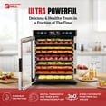 thumbnail image 2 of Deshidratador de Alimentos Magic Mill MFD-1098 con 10 Bandejas de Acero Inoxidable, 2 of 7