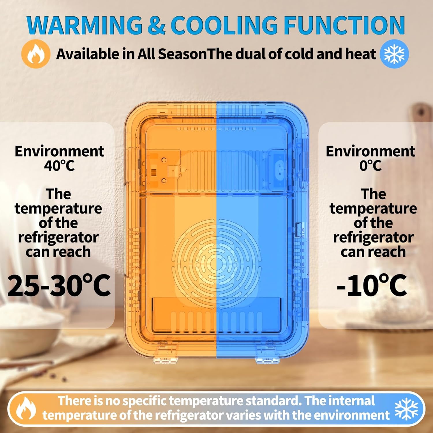4L  Fridge with LED Mirror, Dual Cooling & Warming Function, Portable Refrigerator for Skincare, Makeup, Car and Home Use