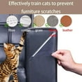 thumbnail image 3 of Cat Scratch Deterrent Sofa Protector - PVC Clear Removable Anti Scratch Furniture Guard, Non-Slip Matte Surface, Protects Couches from Cat Damage (30.5 x 43 cm), 3 of 5