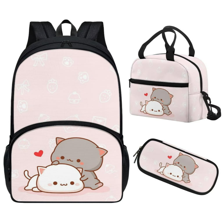Multi Little Kid 3-Piece Pug Backpack, Lunch Box & Snack Cup Set