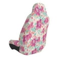 thumbnail image 2 of Balery Purple Watercolor Flowers Pattern Car Seat Cover - Soft & Breathable Front Premium Covers with Non-Slip Protector Fits Most Automotive, Vans, SUVs, Trucks - 1 Unit, 2 of 5